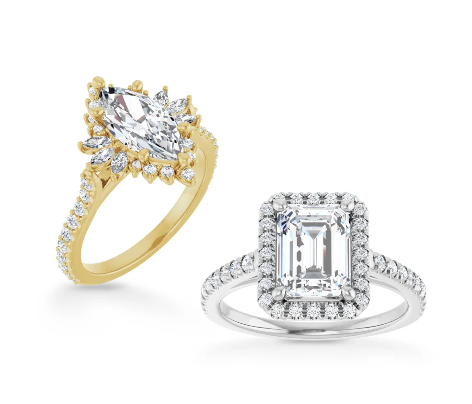 Halo Style Ring