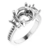 Round Engagement Ring - Image 2