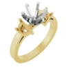 Round Engagement Ring - Image 3