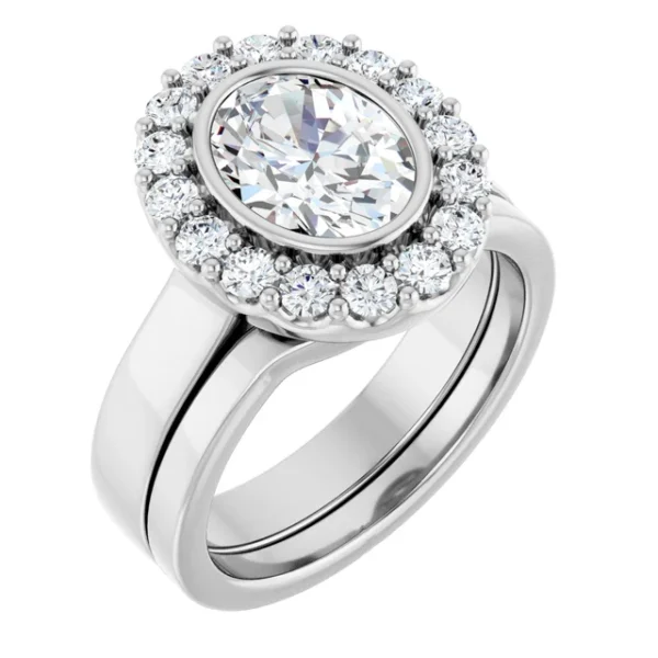 Halo-Style Engagement Ring