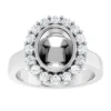 Halo-Style Engagement Ring - Image 2