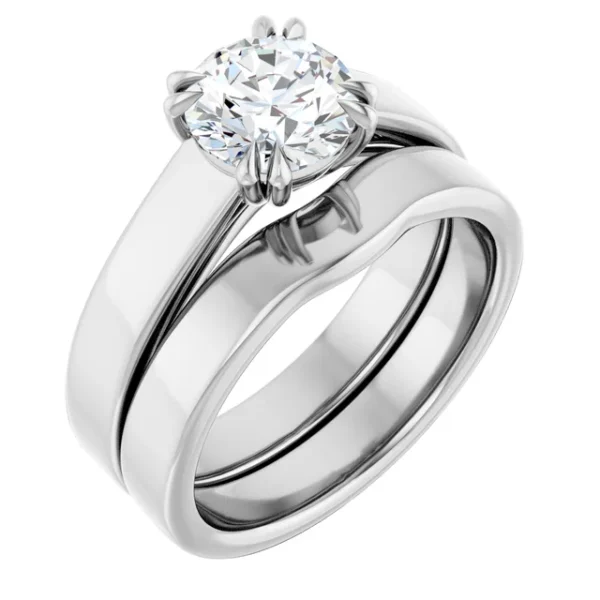 Round Solitaire Engagement Ring